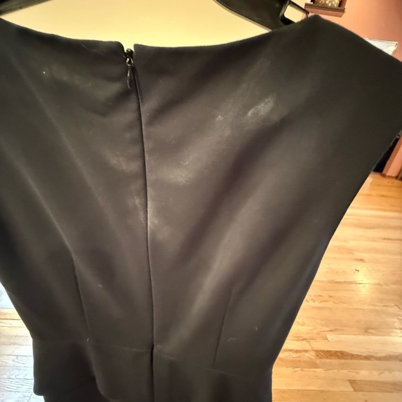 Tahari Arthur S. Levine Black Peplum Sheath Dress – Size 8 - Picture 3 of 8